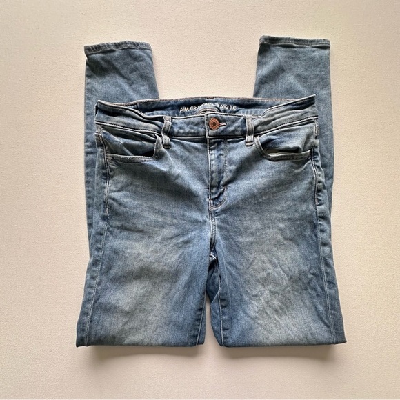 AE Ne(x)t Level Light Blue Denim Jegging - Picture 3 of 4